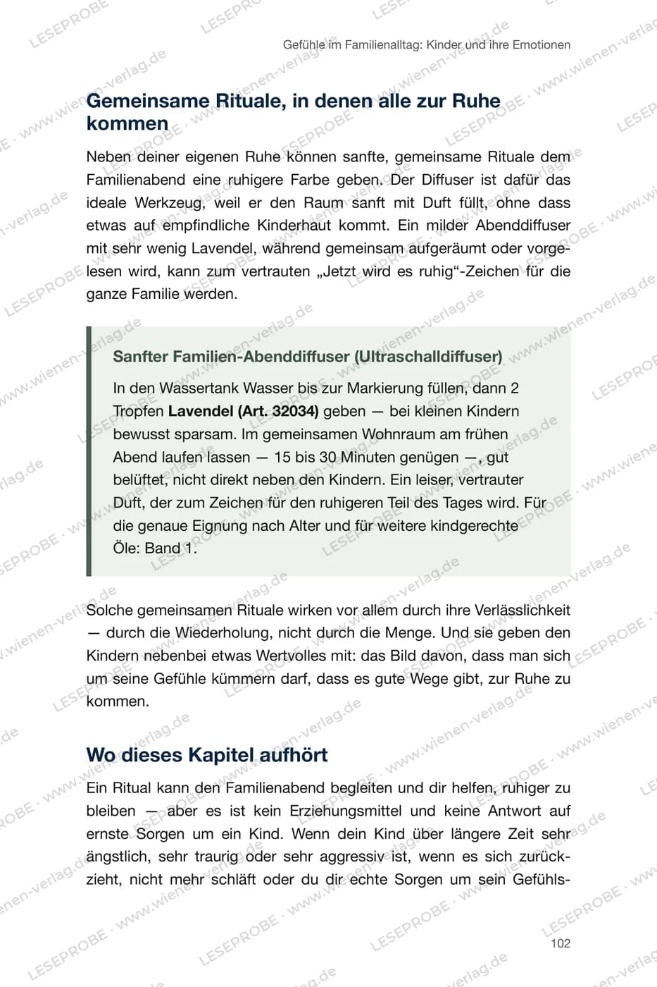 Seite 1 der Leseprobe: Familien-Abenddiffuser