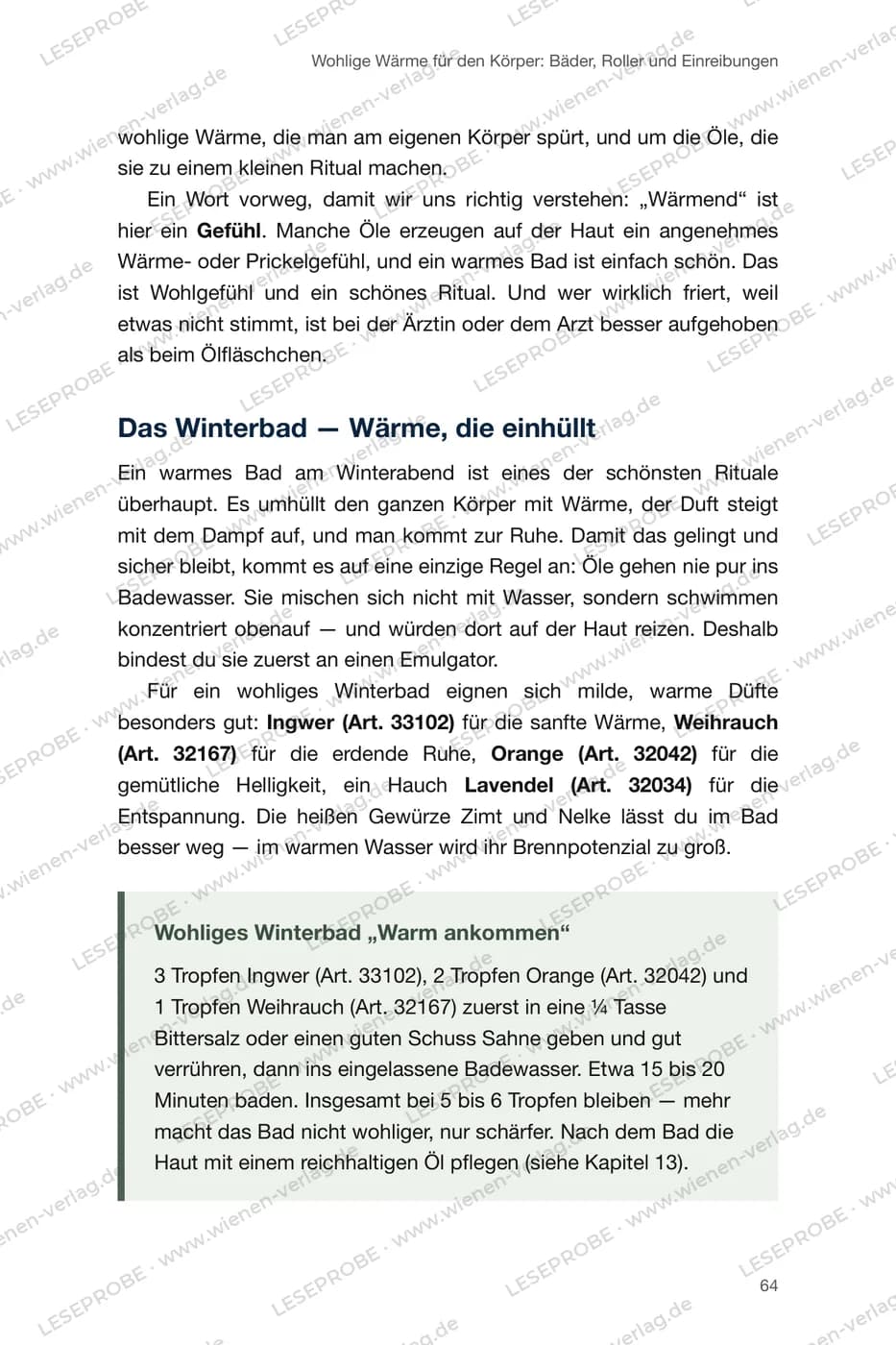 Seite 2 der Leseprobe: Öle richtig ins Bad geben