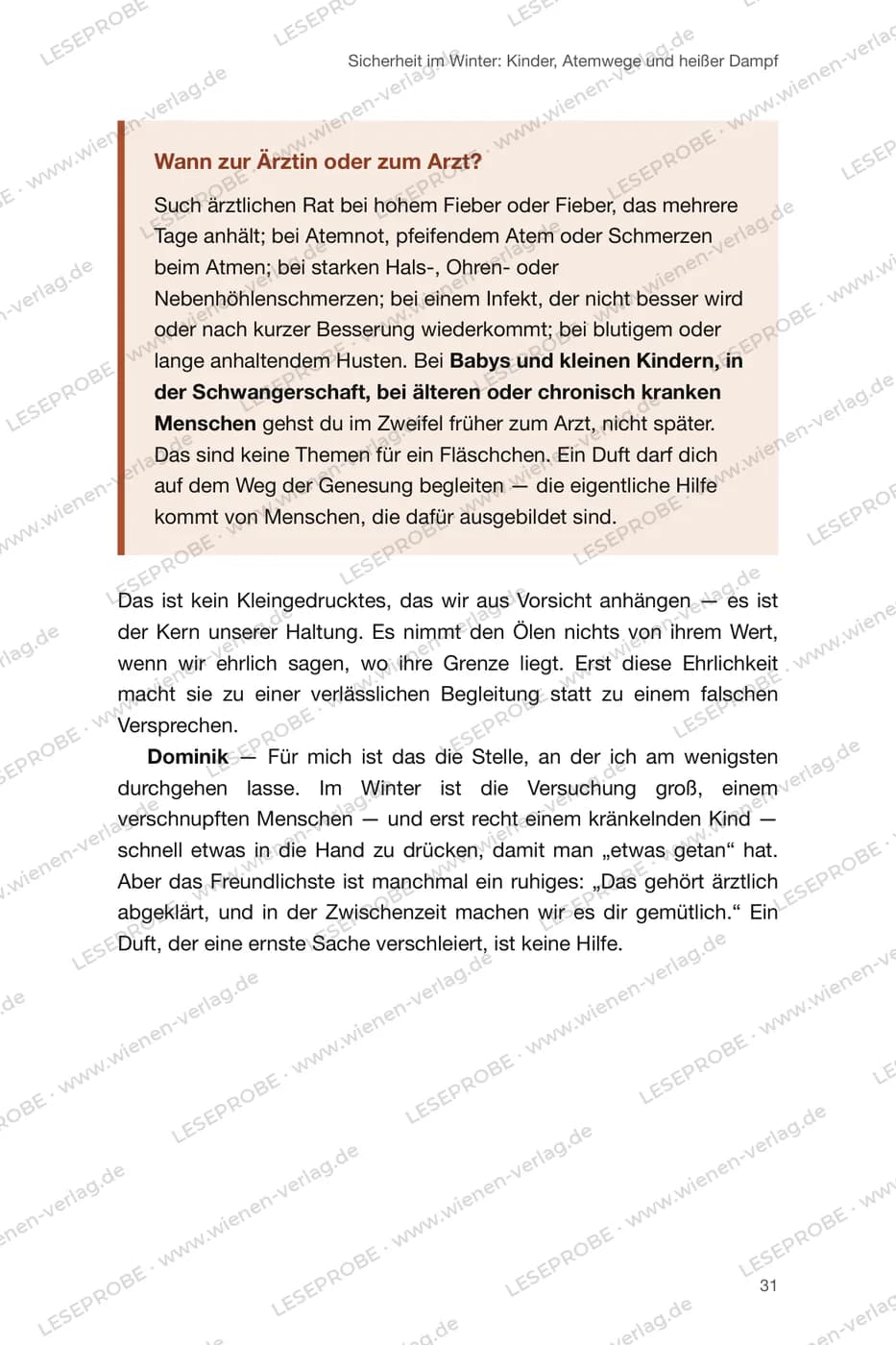 Seite 3 der Leseprobe: Wann zur Ärztin oder zum Arzt