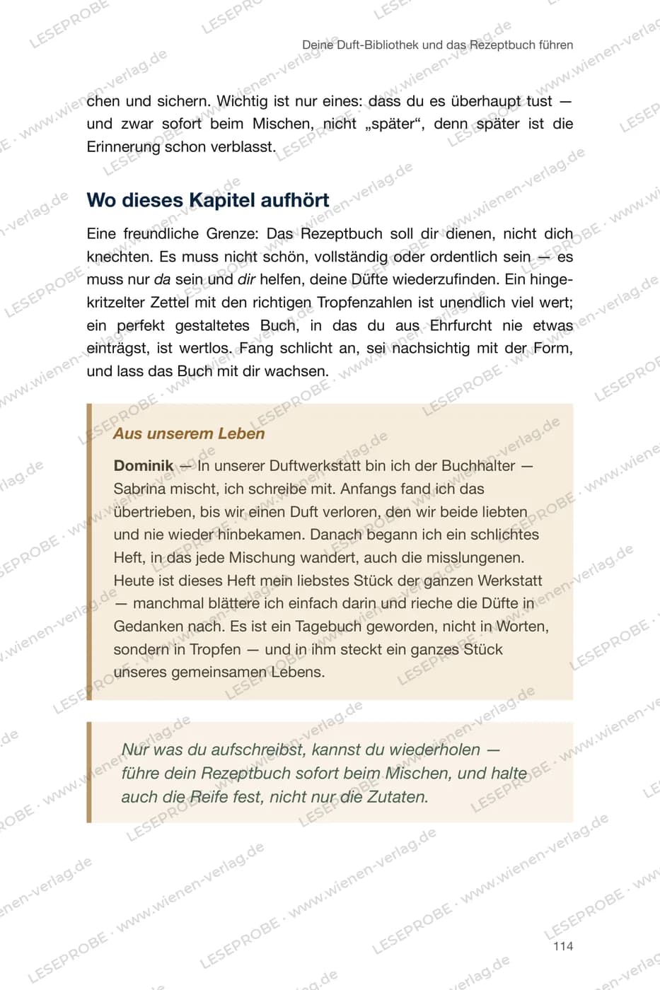 Seite 3 der Leseprobe: Die Duftwerkstatt