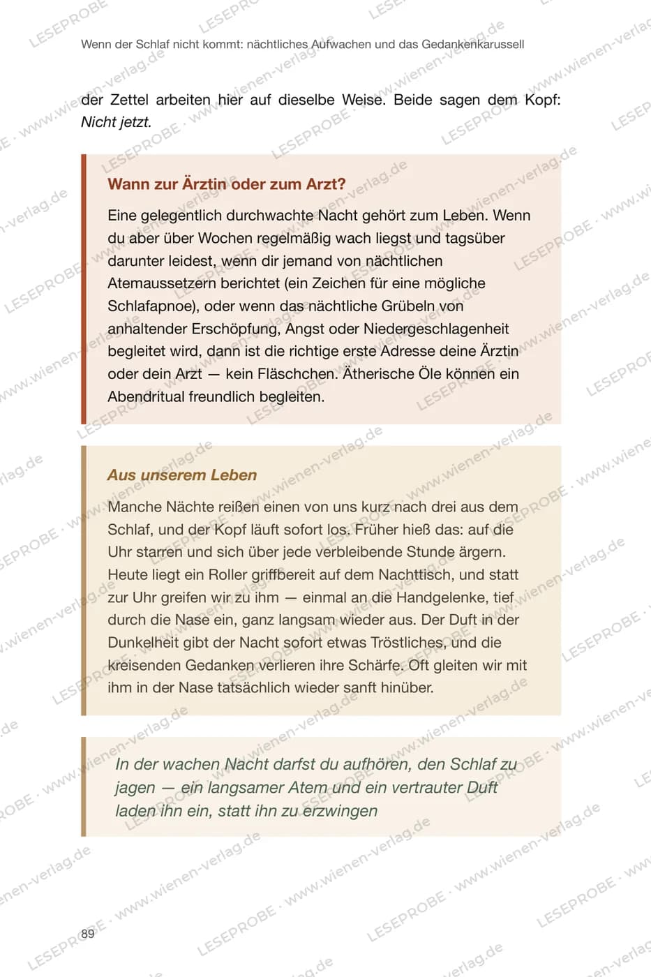 Seite 2 der Leseprobe: Kopf zur Ruhe bringen
