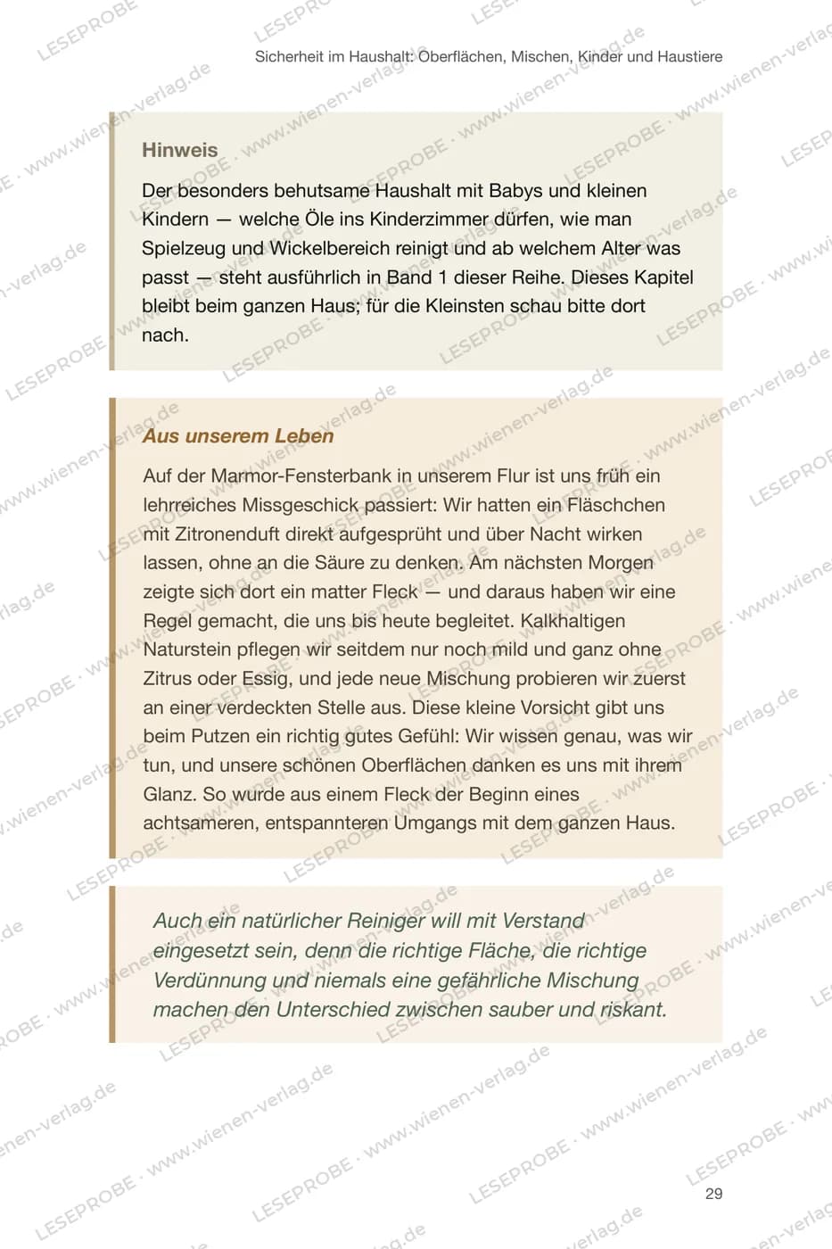Seite 2 der Leseprobe: Rücksicht auf Haustiere