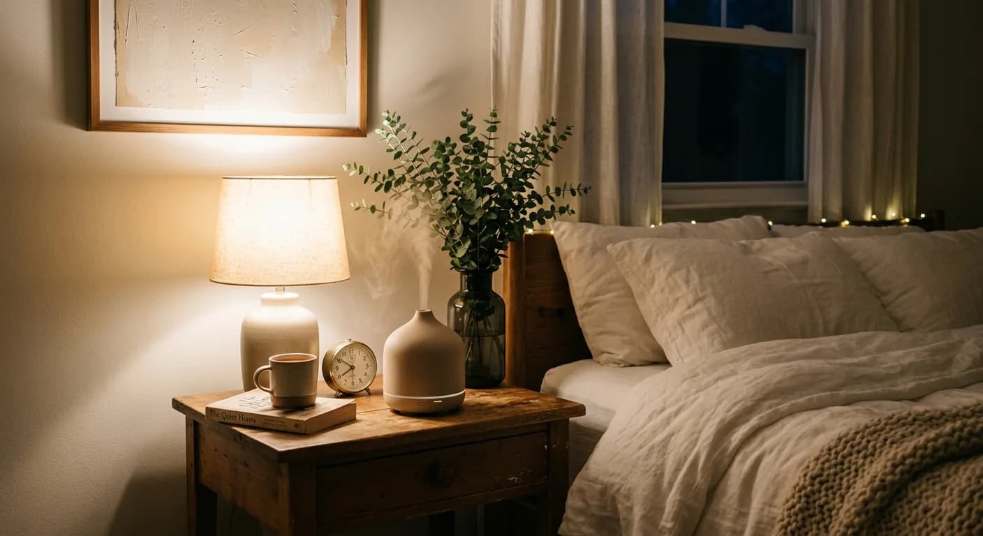 Diffuser im Schlafzimmer – für ruhigen, tiefen Schlaf