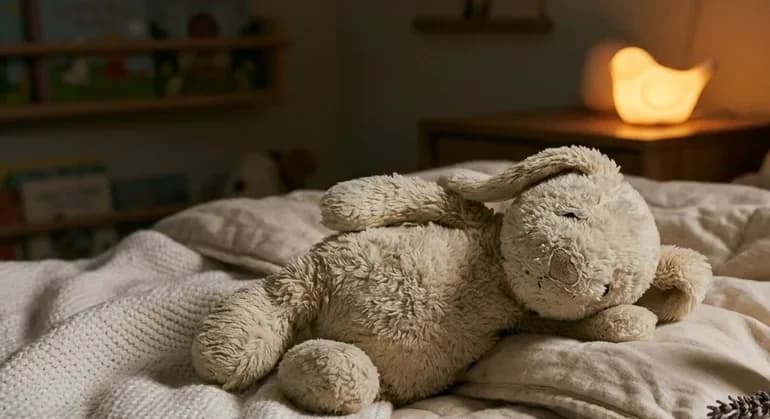 Kuscheltier mit Lavendel