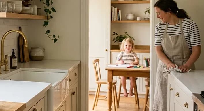 Natürliche Reinigung im Familienhaushalt
