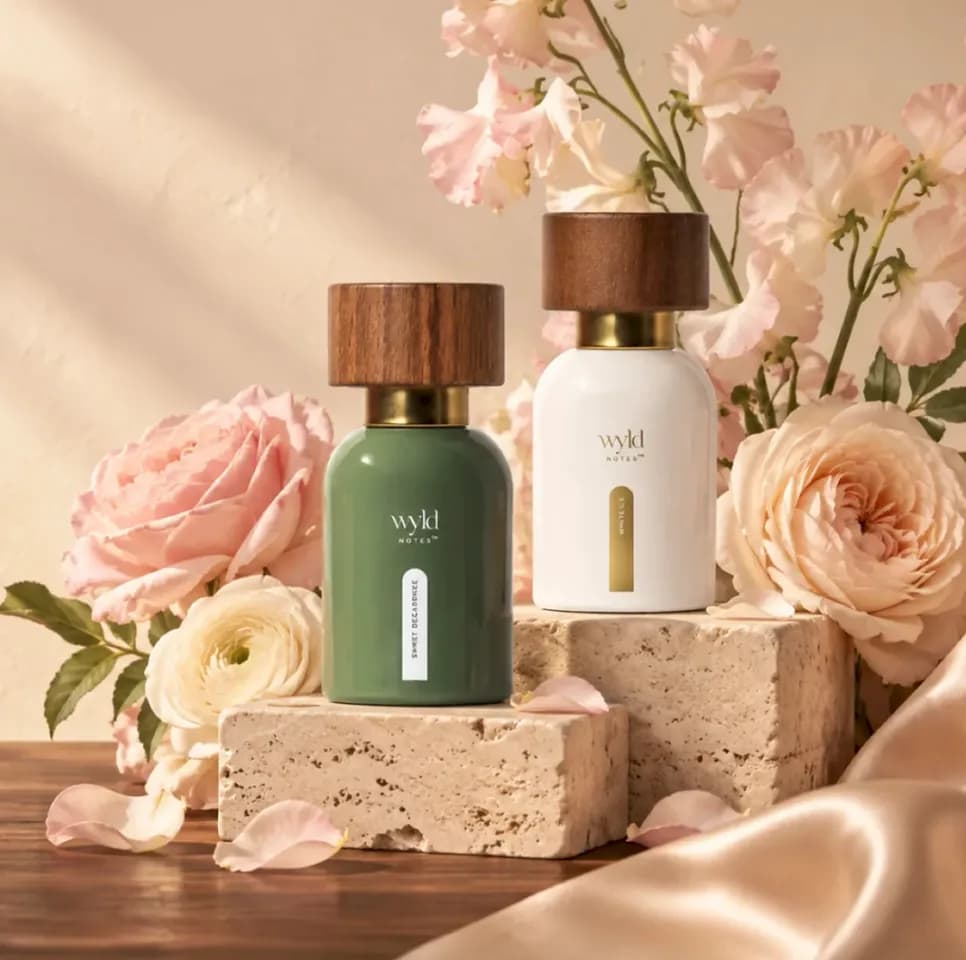 Sweet Decadence und White Lie zwischen Rosen
