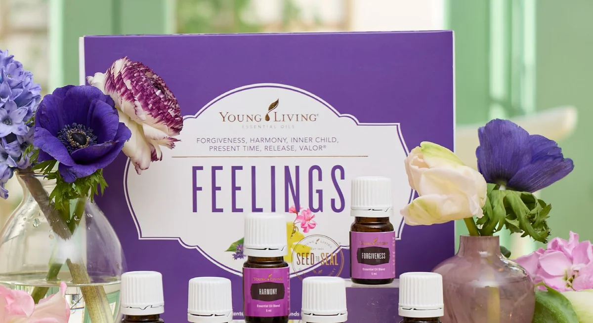 Young Living Feelings Collection mit Blumen