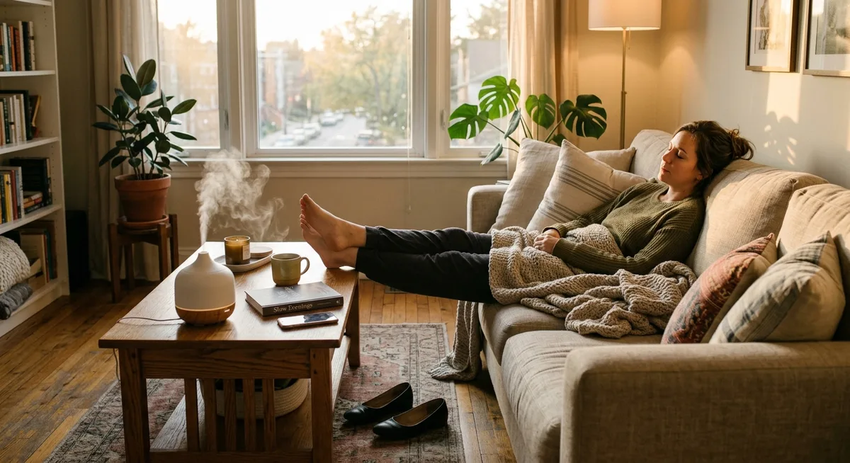 Entspannung auf dem Sofa