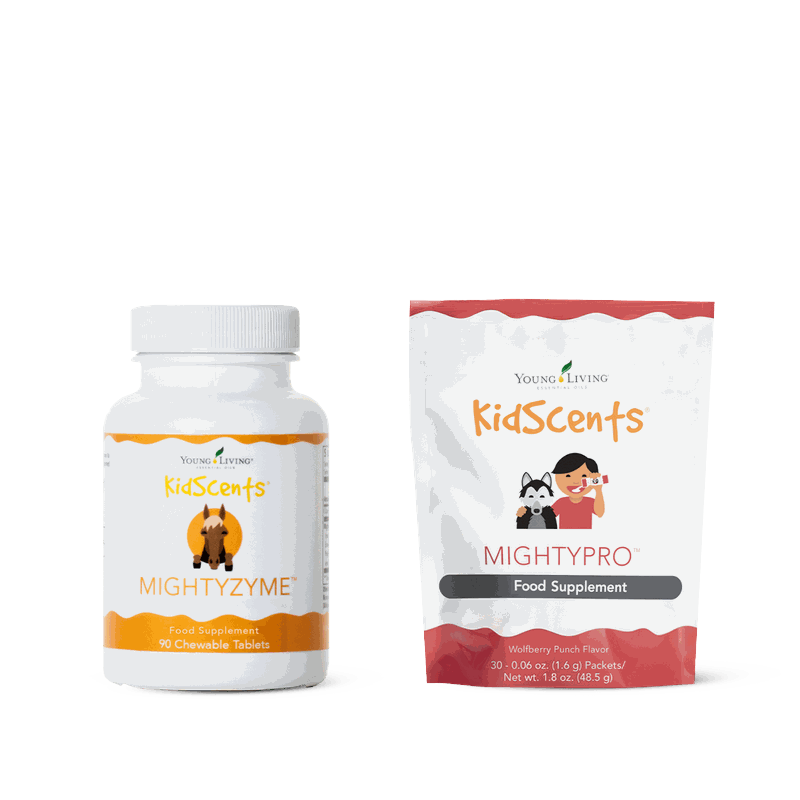 Young Living Set „Bright Little Moments" mit KidScents MightyZyme und MightyPro