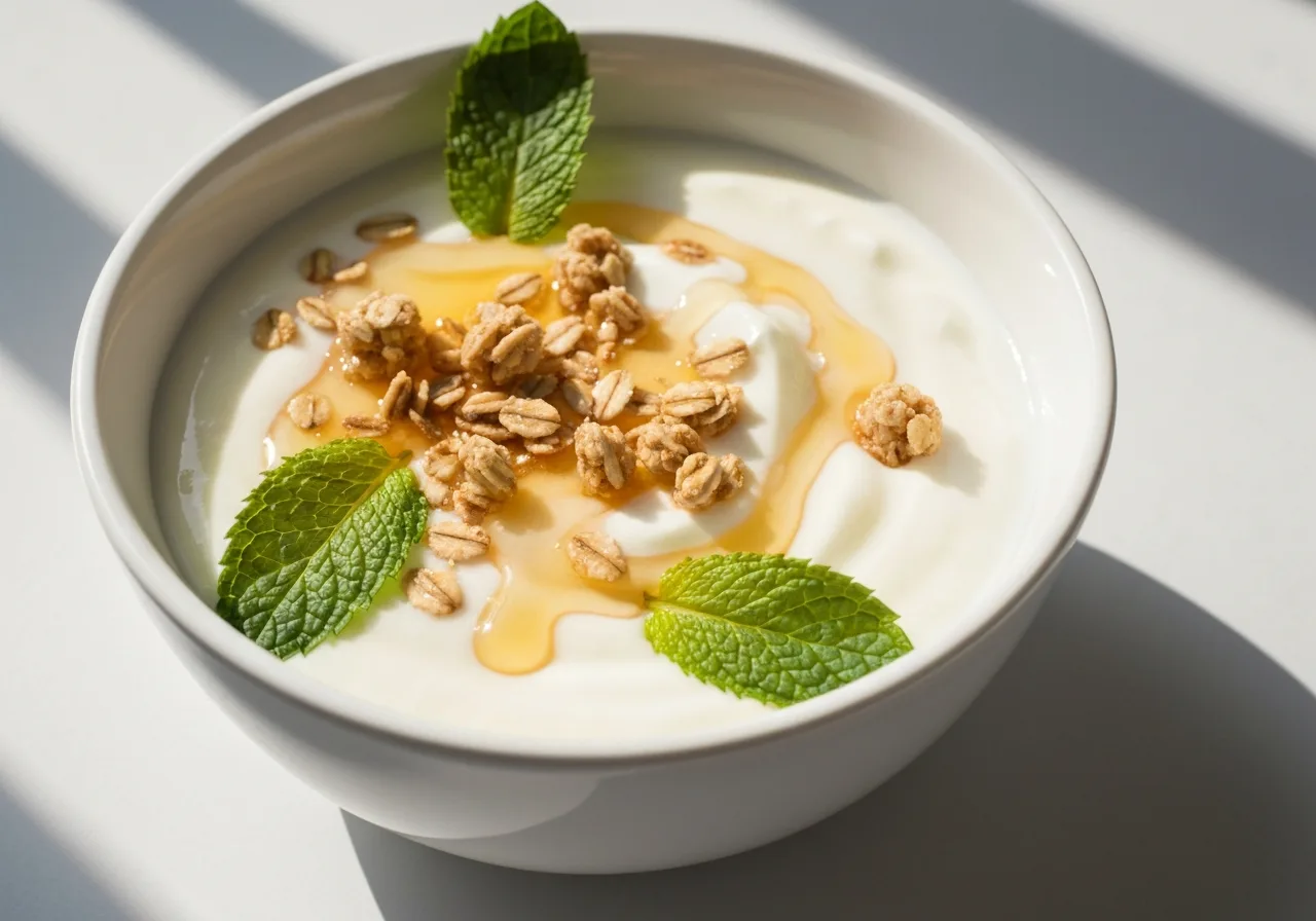 Joghurt mit Minze – Rezept mit ätherischen Ölen von Young Living