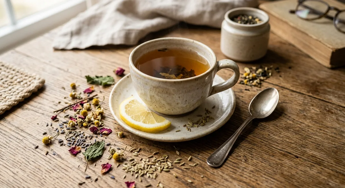 Kräutertee mit Zitrone – Rezept mit ätherischen Ölen von Young Living