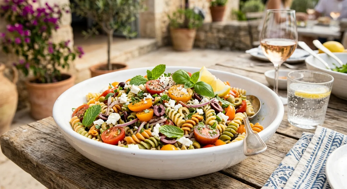 Nudelsalat mit Basil+ & Lemon+ – Rezept mit ätherischen Ölen von Young Living