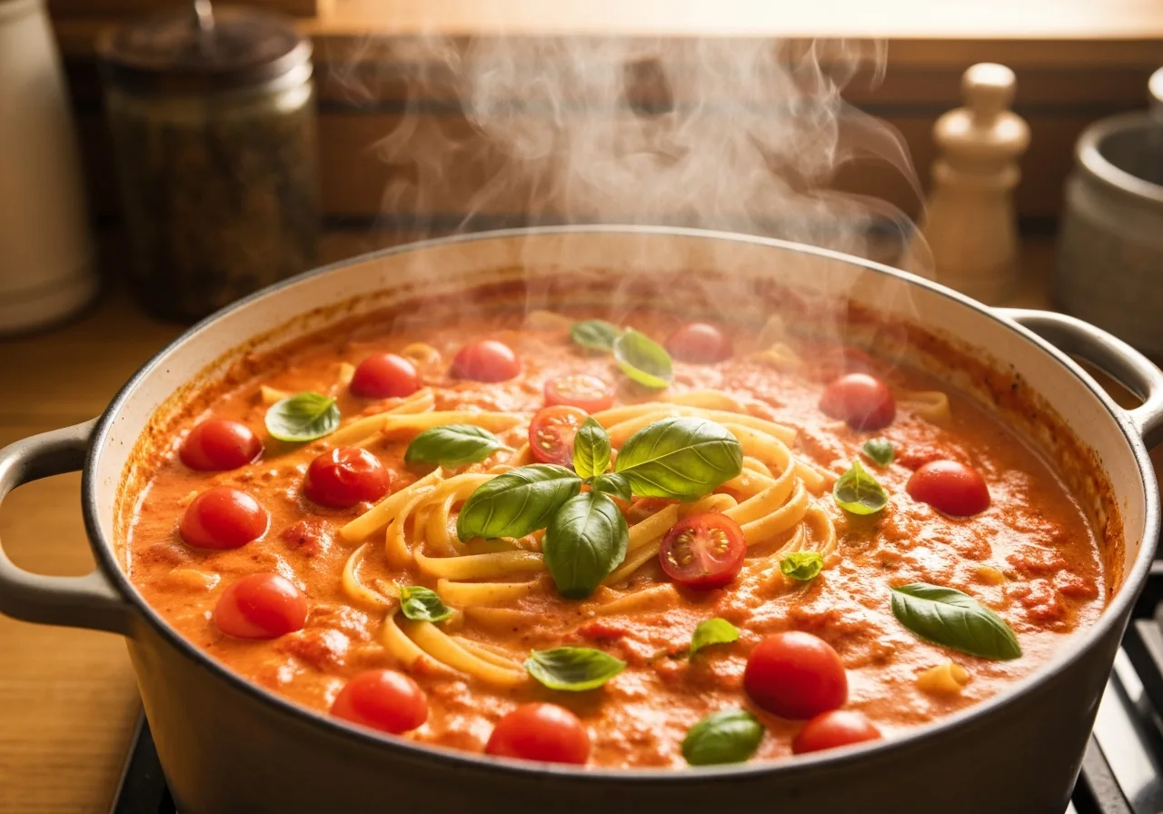 One-Pot-Pasta – Rezept mit ätherischen Ölen von Young Living