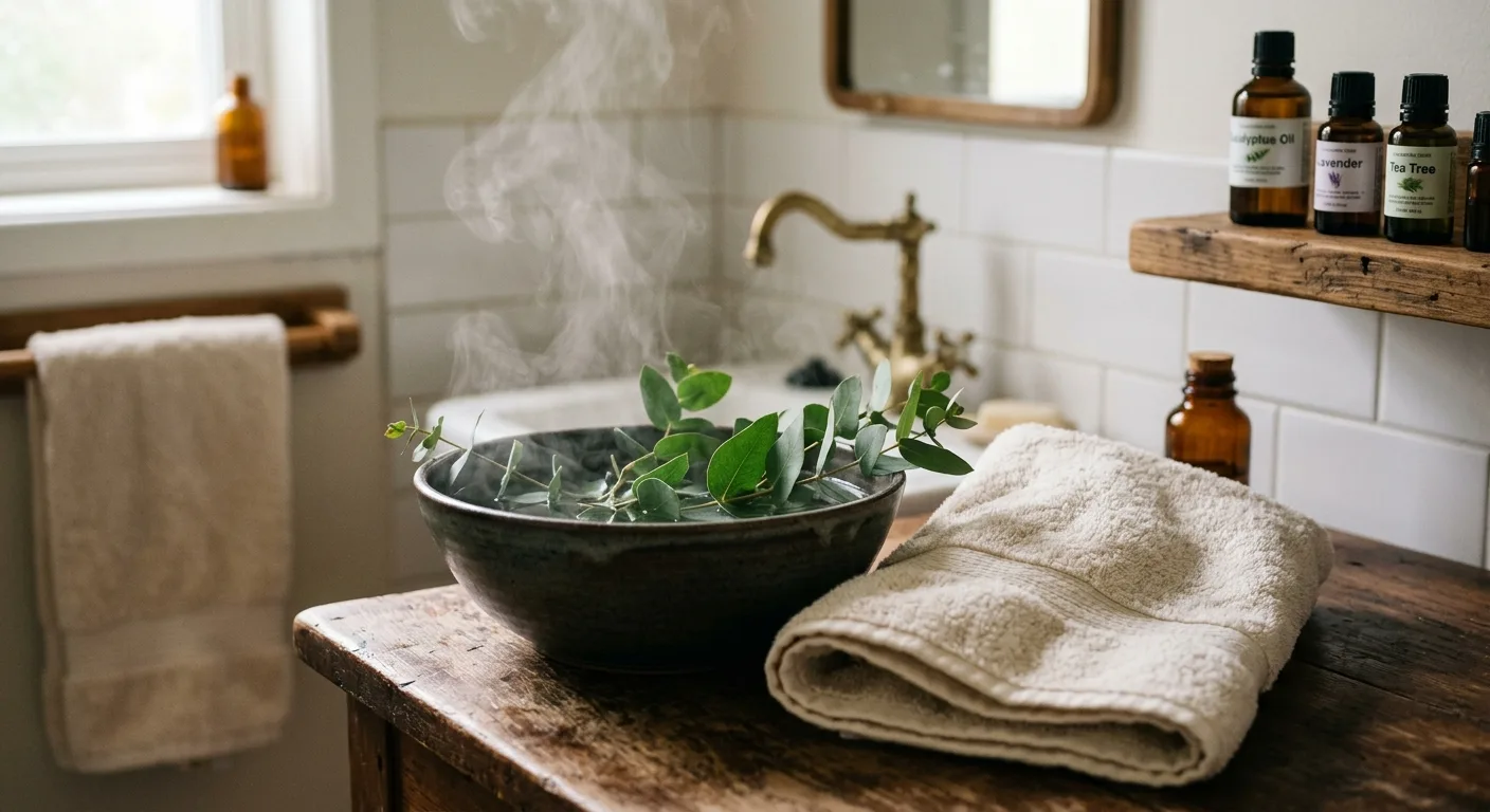 Natürliche Hilfe bei verstopfter Nase mit ätherischen Ölen